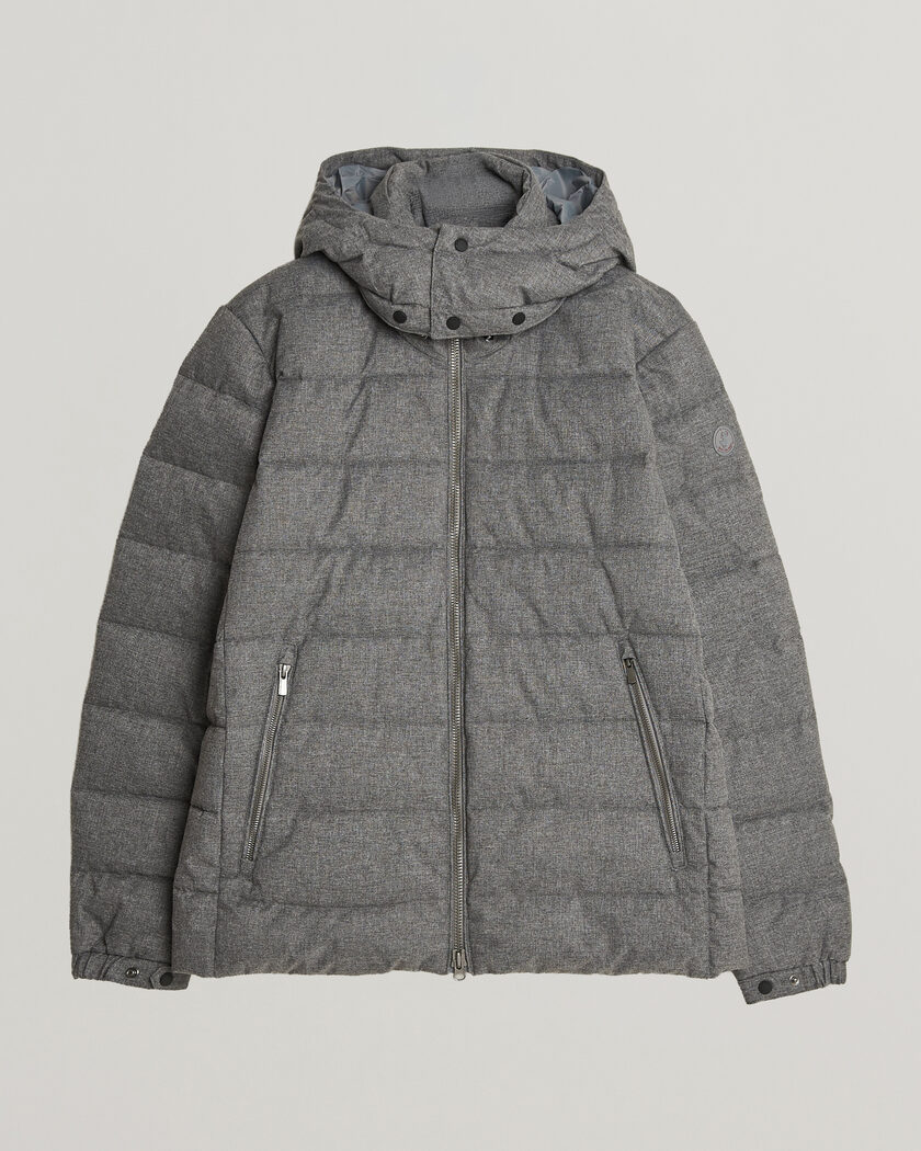 Save The Duck Constantin Padded Flannel Jacket Mid Grey Melange – Gris