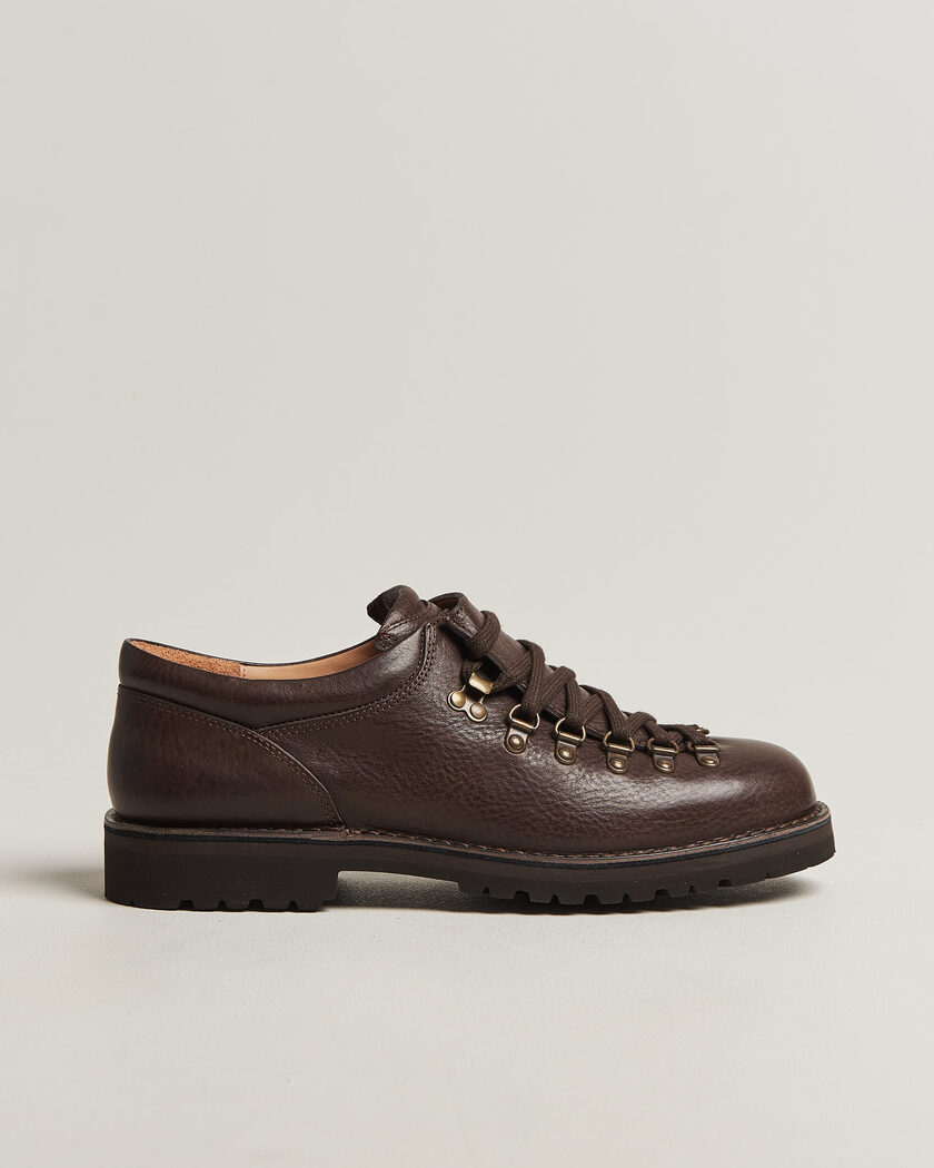Fracap M121 Low Grain Leather Boot Dark Brown – Marron