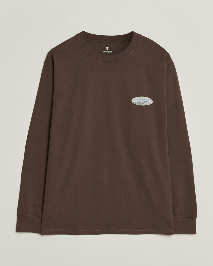 Snow Peak Campscape L/S T-Shirt Brown – Marron