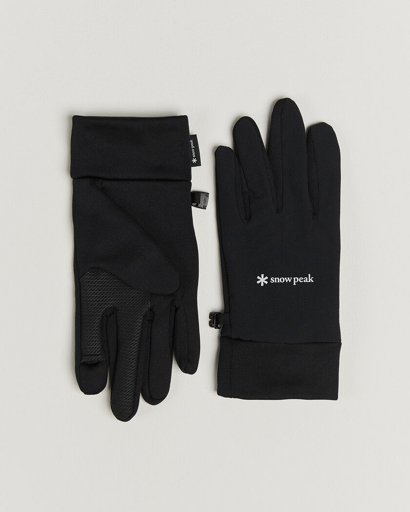 Snow Peak Polartec Power Stretch Gloves Black – Noir