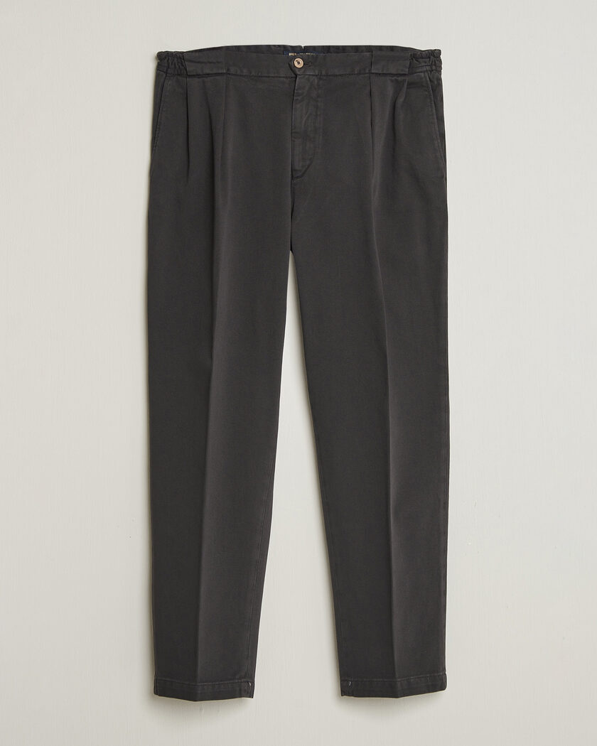 Briglia 1949 Portobello Loose Fit Cotton Trousers Dark Grey – Gris