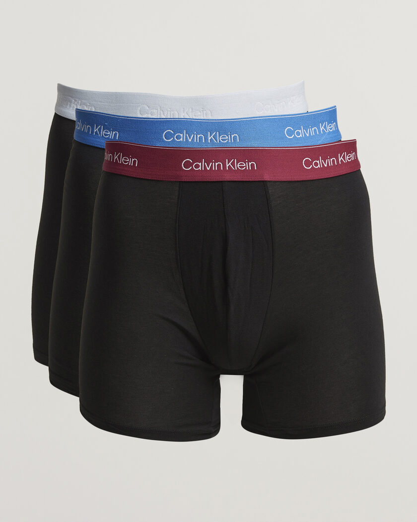 Calvin Klein 3-Pack Icon Cotton Stretch Boxer Brief Black – Noir