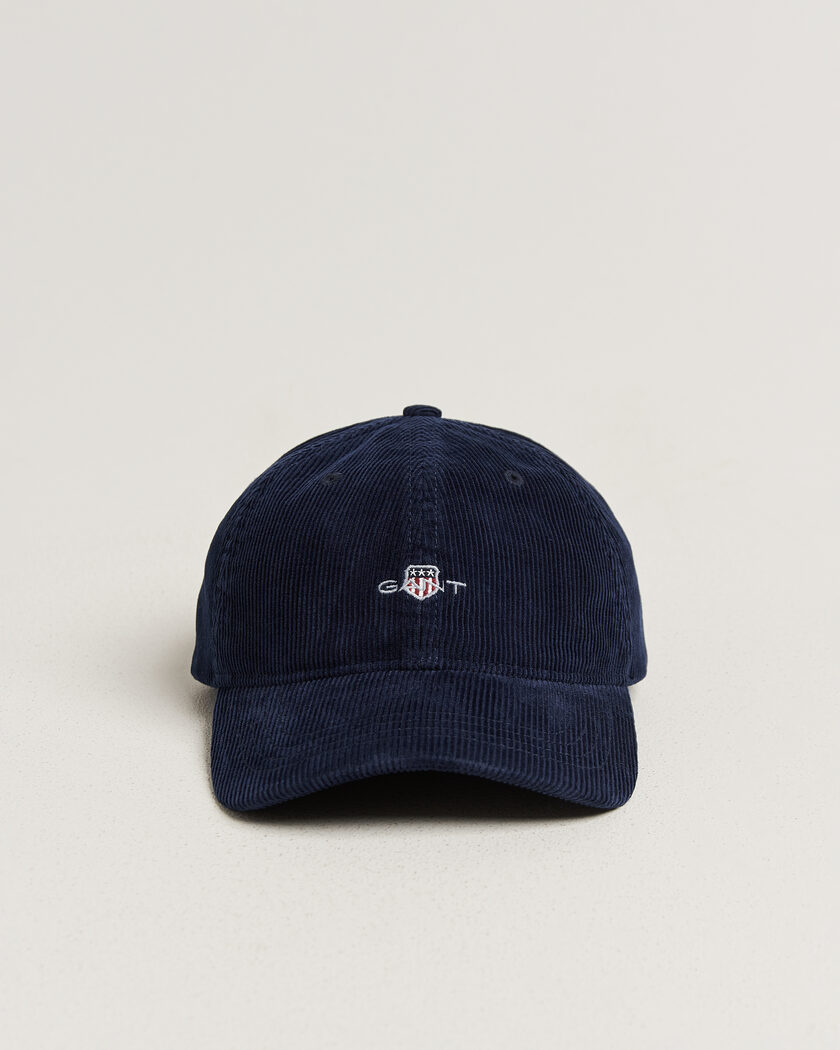 Gant Corduroy Cap Marine – Bleu
