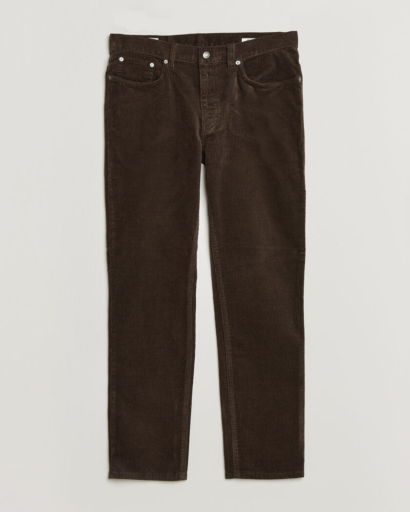 Gant Regular Fit Corduroy 5-Pocket Pants Black Brown – Marron