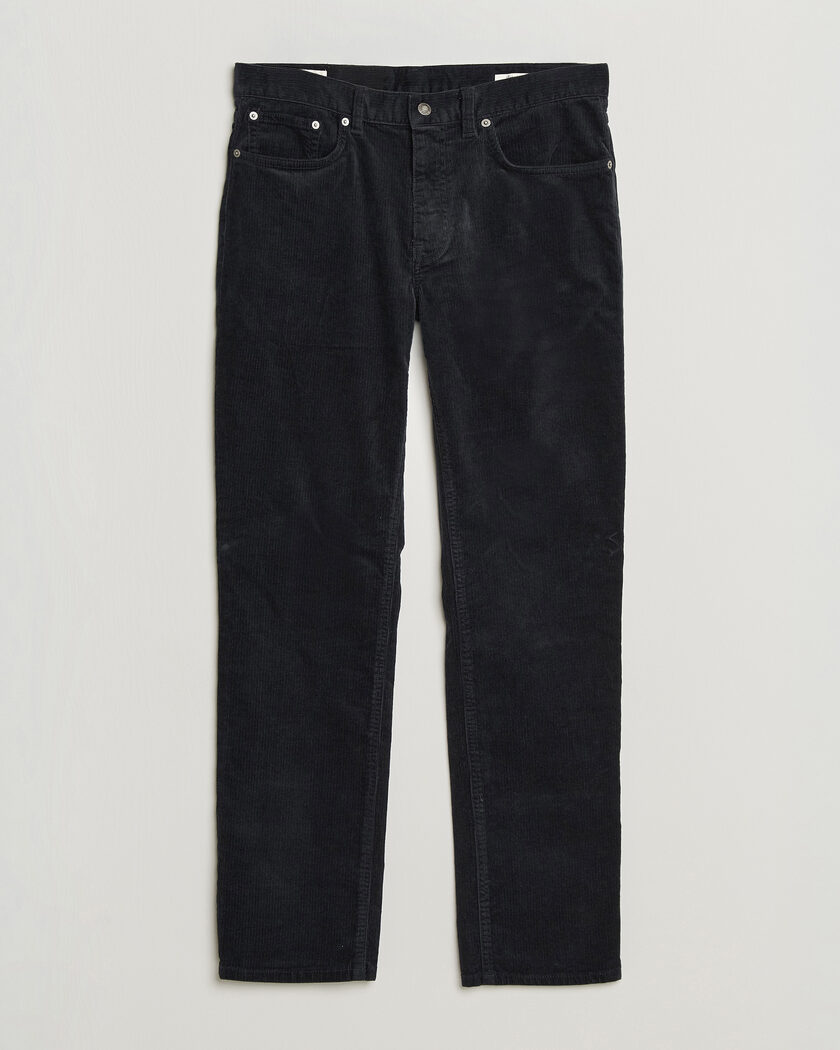 Gant Regular Fit Corduroy 5-Pocket Pants Black – Noir