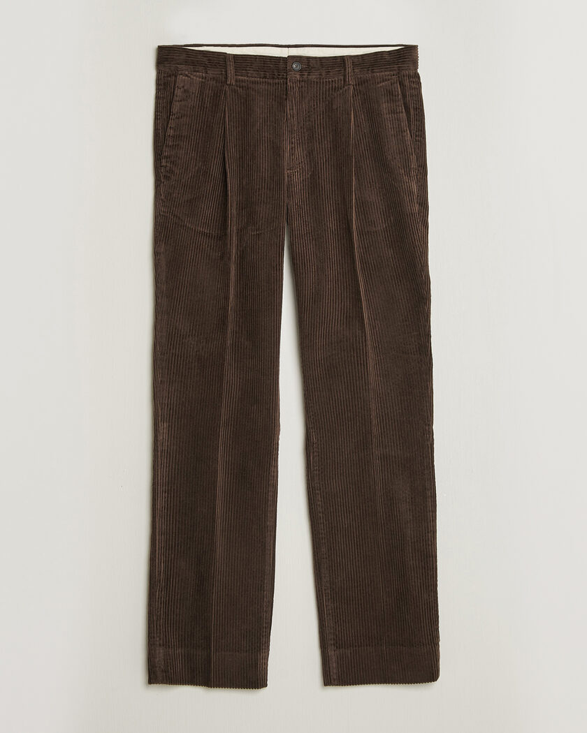 Gant Corduroy Trousers Black Brown – Marron