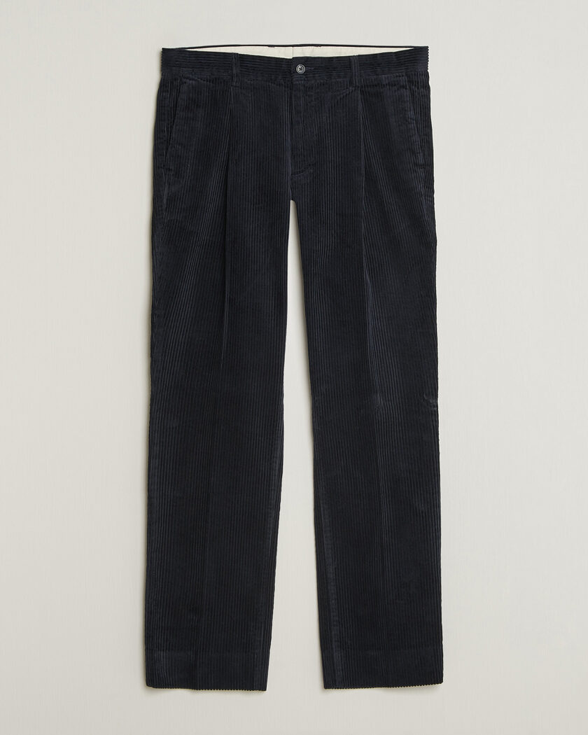 Gant Corduroy Trousers Evening Blue – Bleu