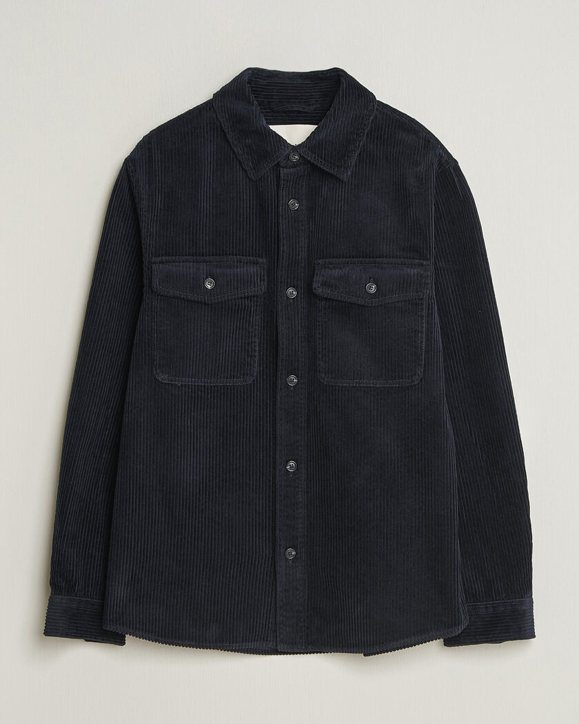 Gant Regular Fit Corduroy Overshirt Evening Blue – Bleu