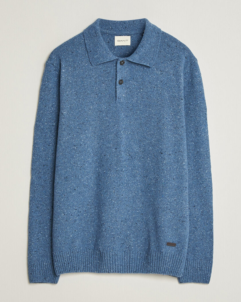 Gant Neps Wool Polo Blue Horizon – Bleu