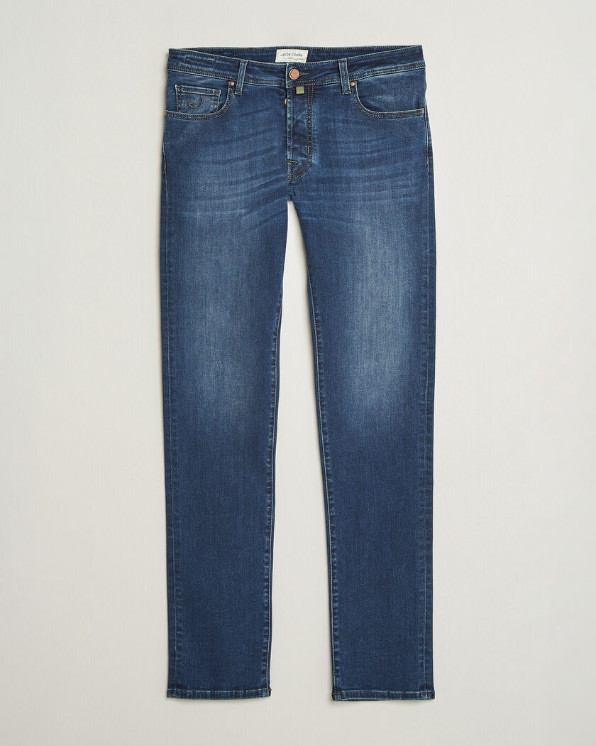 Jacob Cohën Bard Slim Fit Stretch Jeans Mid Blue – Bleu