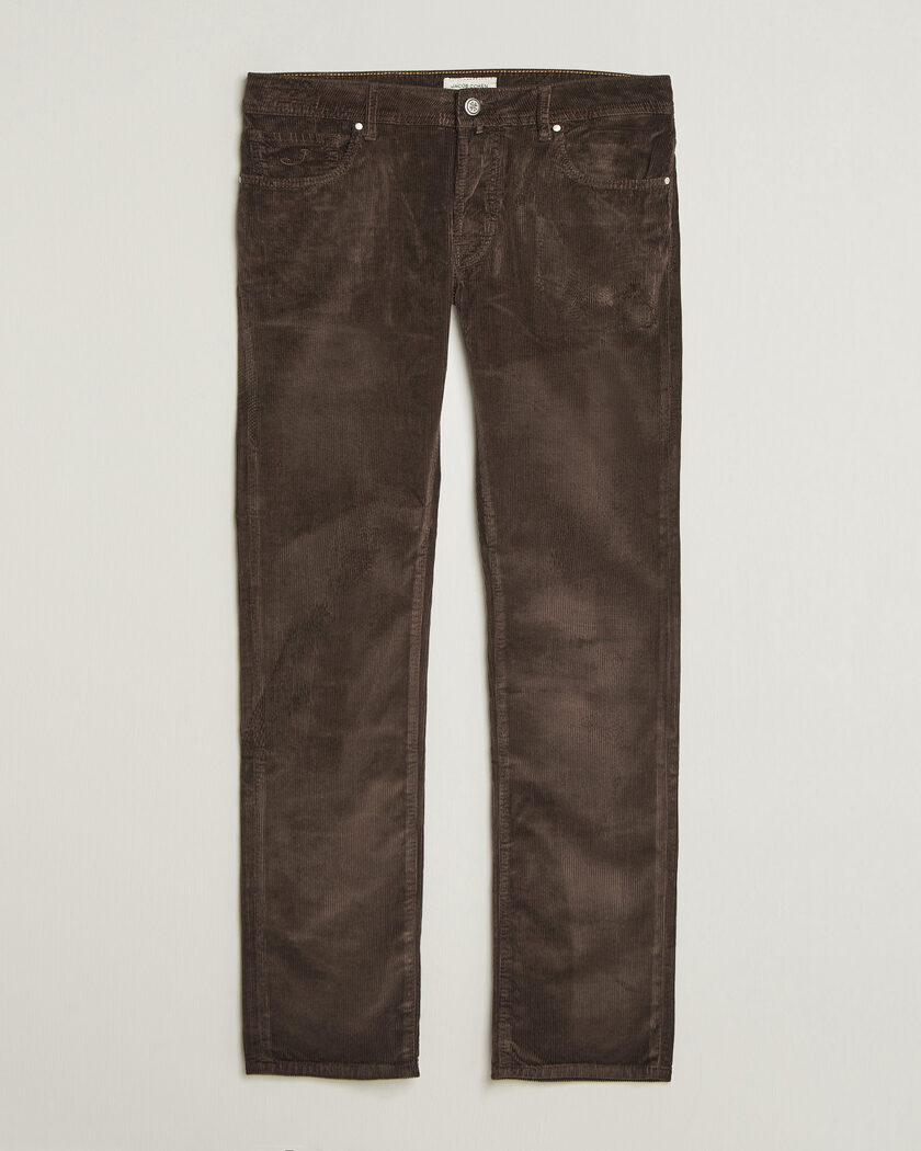 Jacob Cohën Bard 5-Pocket Medium Corduroy Trousers Brown – Marron