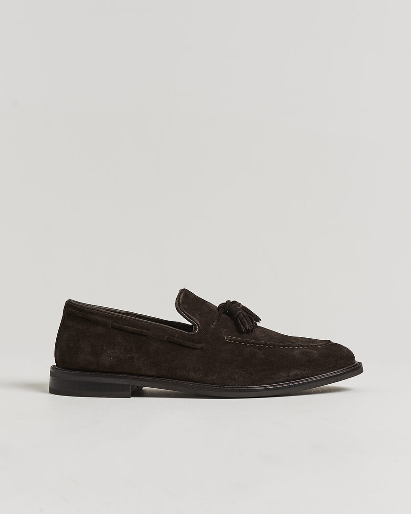 Gant Lozham Suede Tassle Loafer Dark Brown – Marron