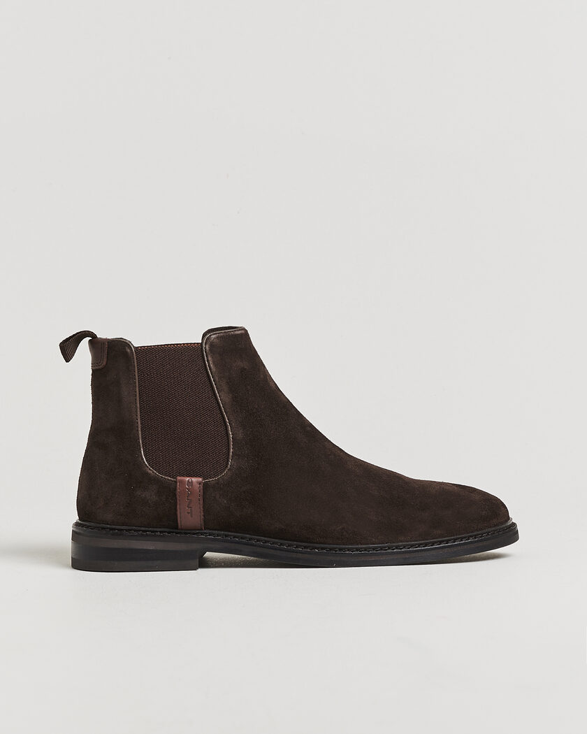 Gant Bidford Suede Chelsea Boot Dark Brown – Marron