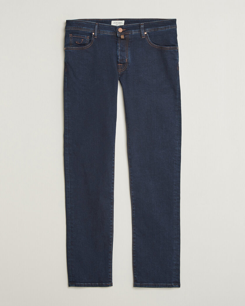 Jacob Cohën Nick Slim Fit Rinse Wash Stretch Jeans Dark Blue – Bleu