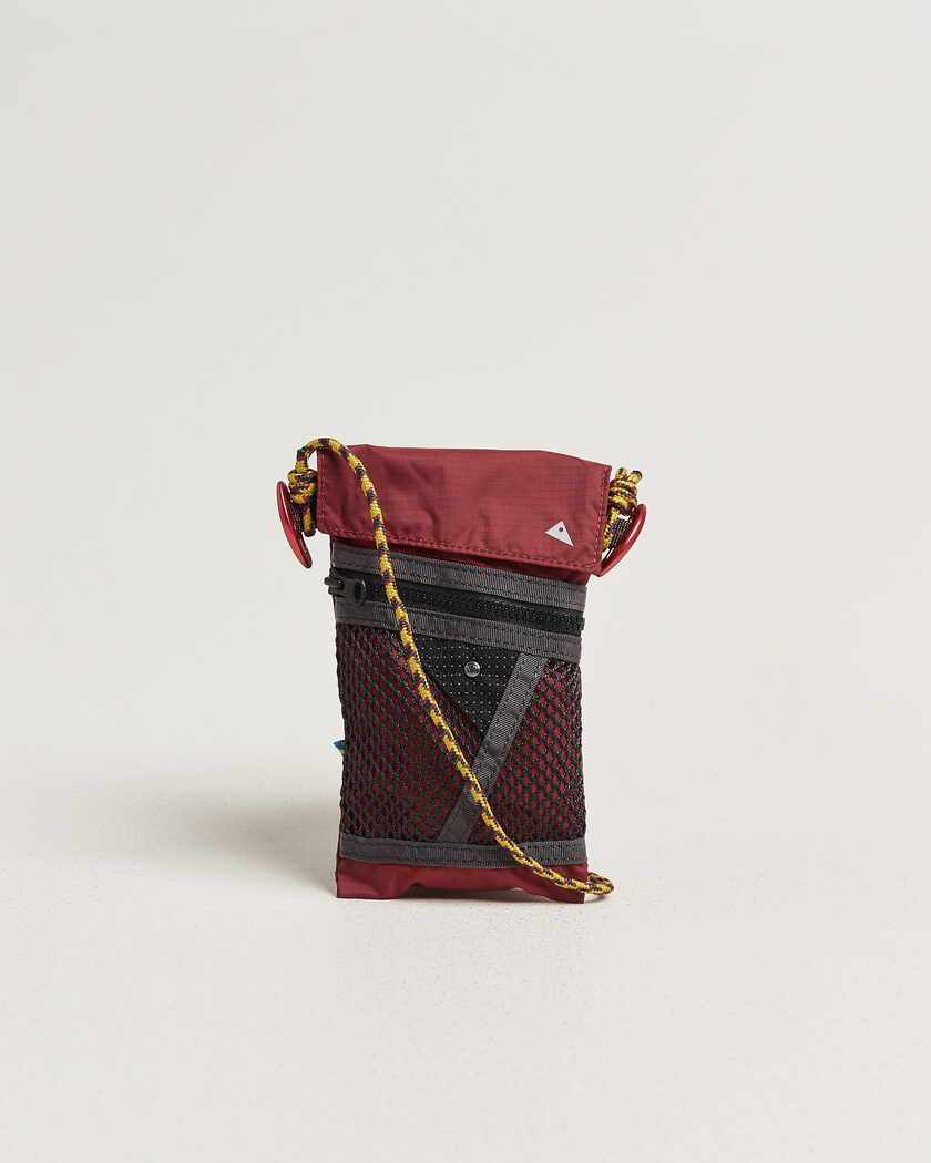 Klättermusen Algir Lanyard Pocket Bag Burnt Russet – Rouge