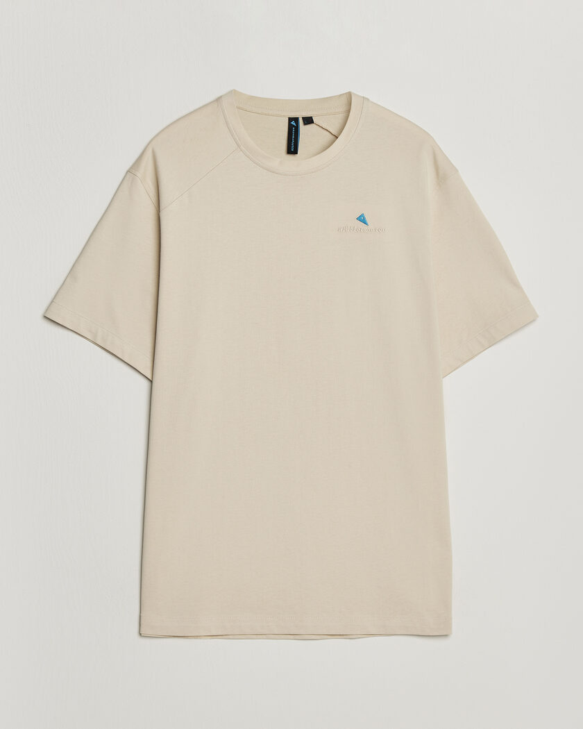 Klättermusen Root Logo T-Shirt Clay – Blanc