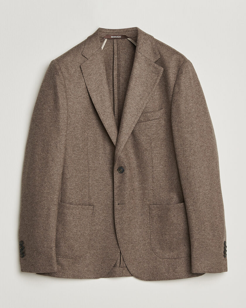 Morris Wool Jersey Blazer Brown – Marron