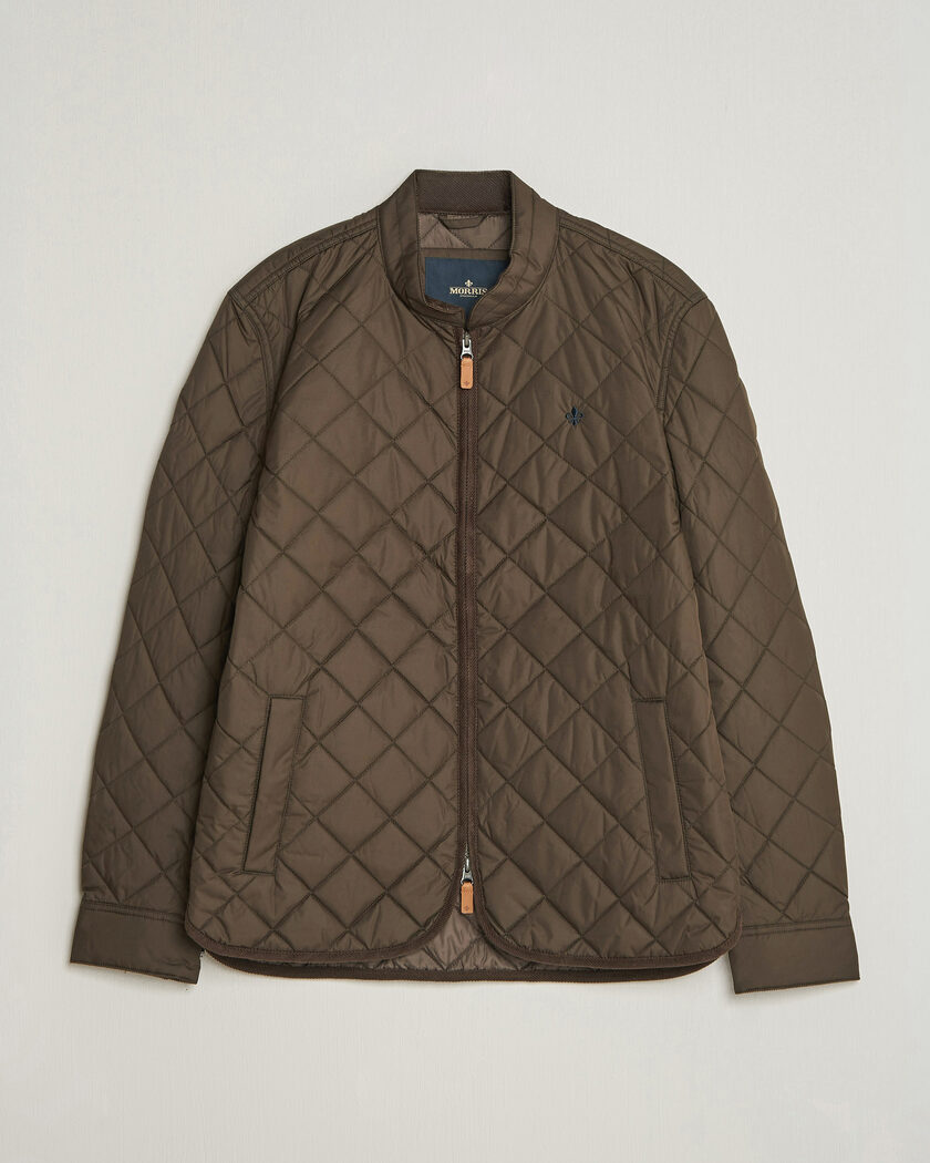 Morris Teddy Quilted Jacket Brown – Marron