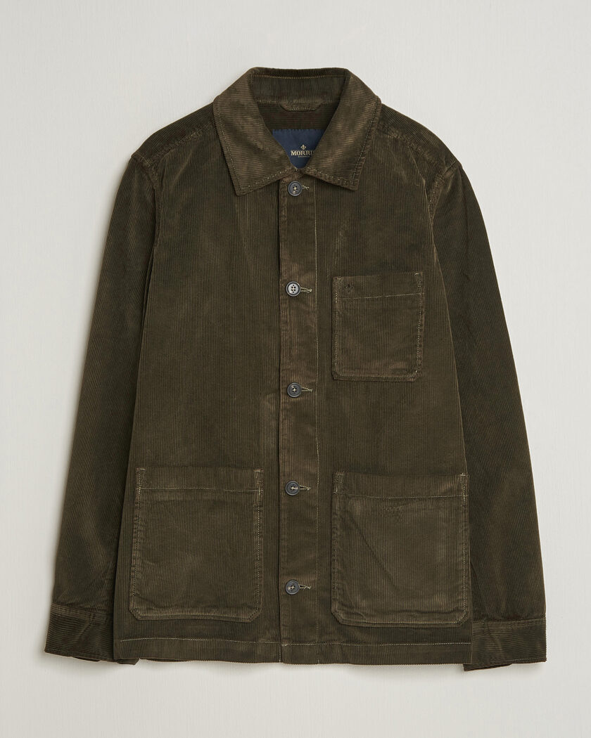 Morris Fenix Cord Shirt Jacket Olive – Vert