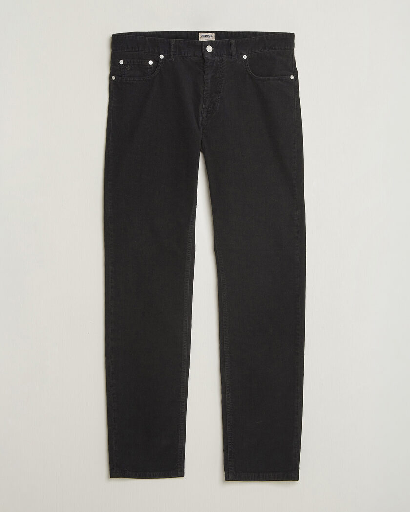 Morris James Cord 5-Pocket Pants Black – Noir