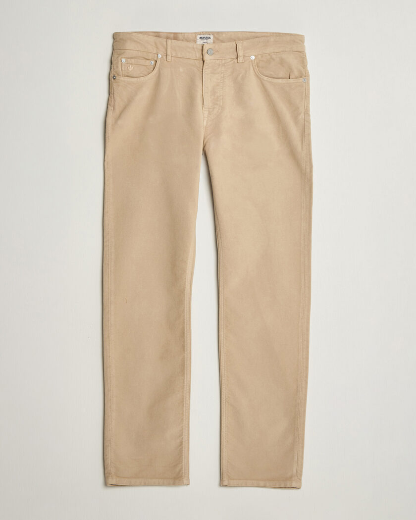 Morris James Winter Twill 5-Pocket Pants Khaki – Beige
