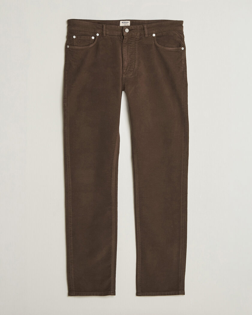 Morris James Winter Twill 5-Pocket Pants Brown – Marron