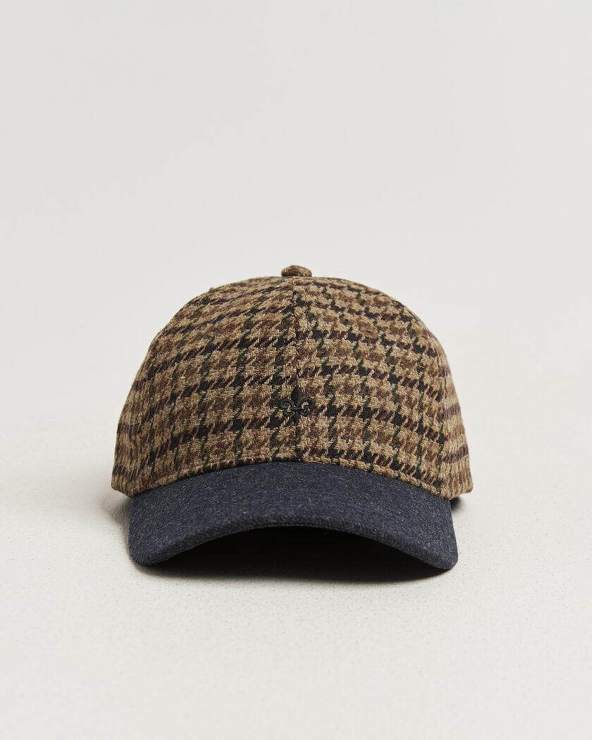 Morris Digby Check Cap Brown – Marron
