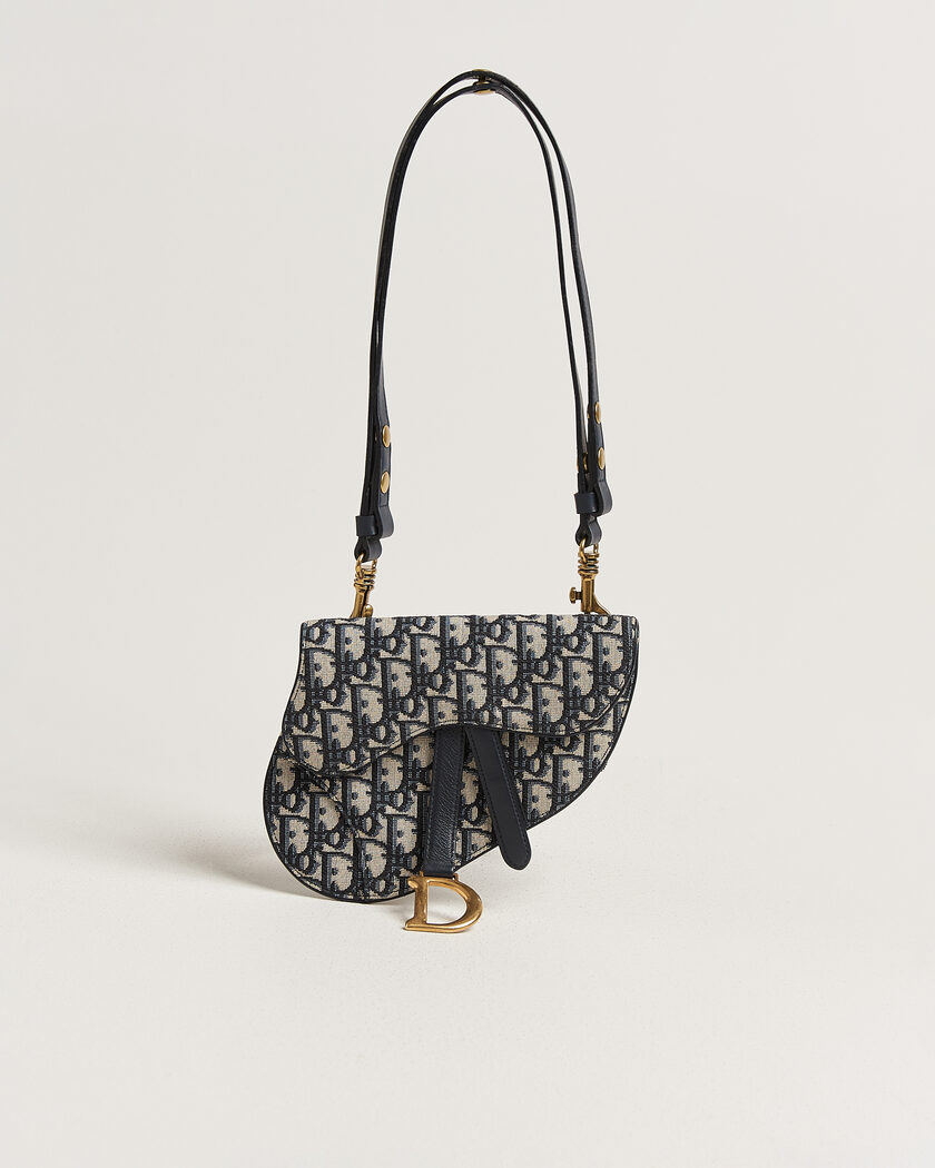 Dior Pre-Owned Saddle Belt Bag Oblique Jacquard Blue – Bleu