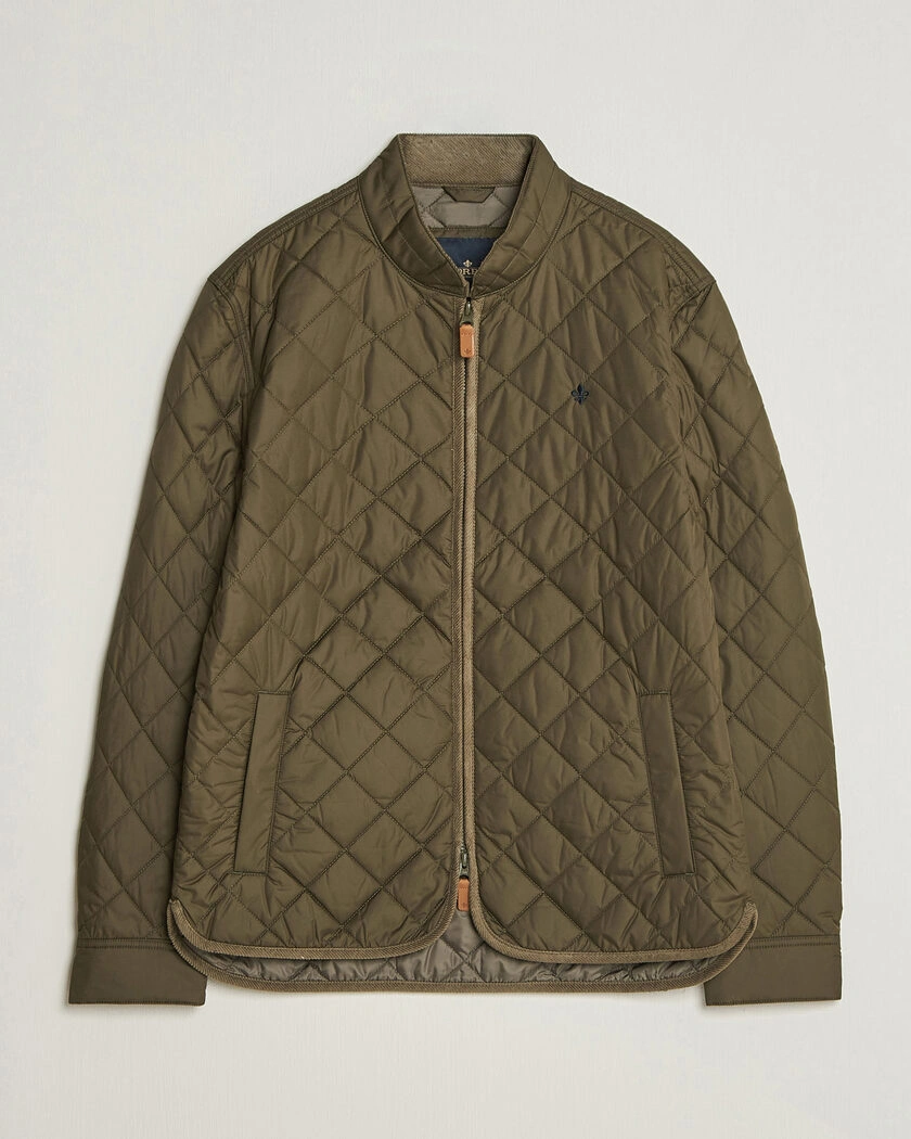 Morris Teddy Quilted Jacket Olive – Vert