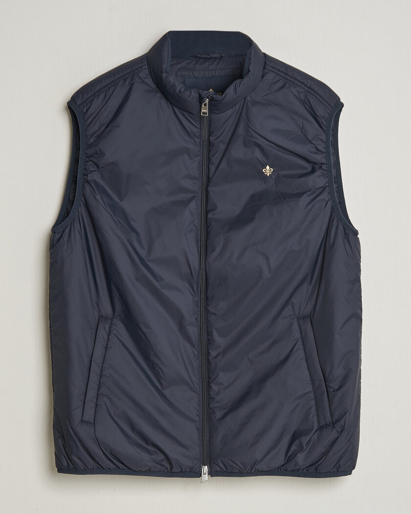 Morris Bradley Padded Vest Blue – Bleu