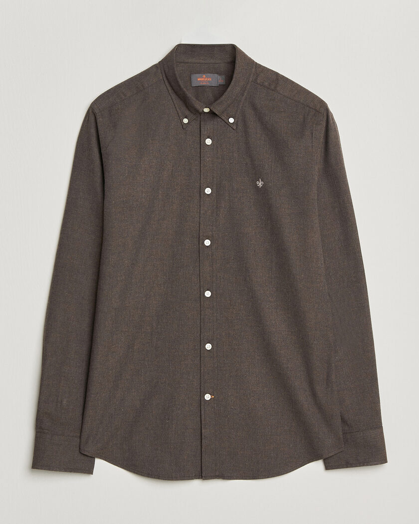 Morris Watts Flannel Shirt Brown – Marron