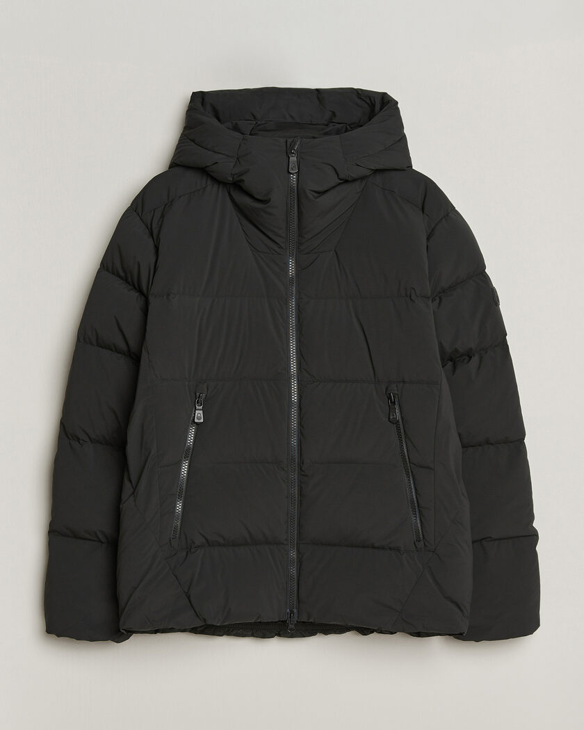 Sail Racing Cloud Stretch Down Hooded Jacket Carbon – Noir