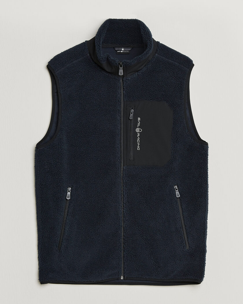 Sail Racing Bowman Pile Vest Dark Navy – Bleu