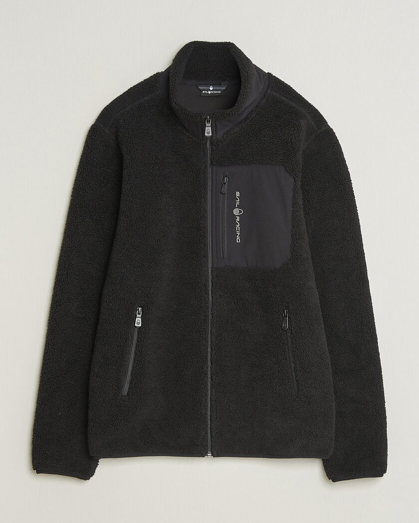 Sail Racing Bowman Pile Full Zip Carbon – Noir