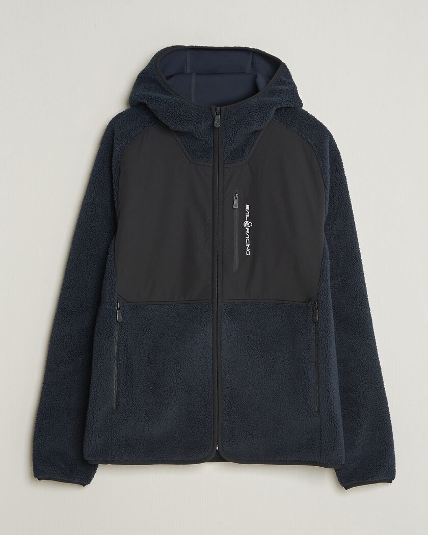 Sail Racing Patrol Pile Full Zip Hoodie Dark Navy – Bleu