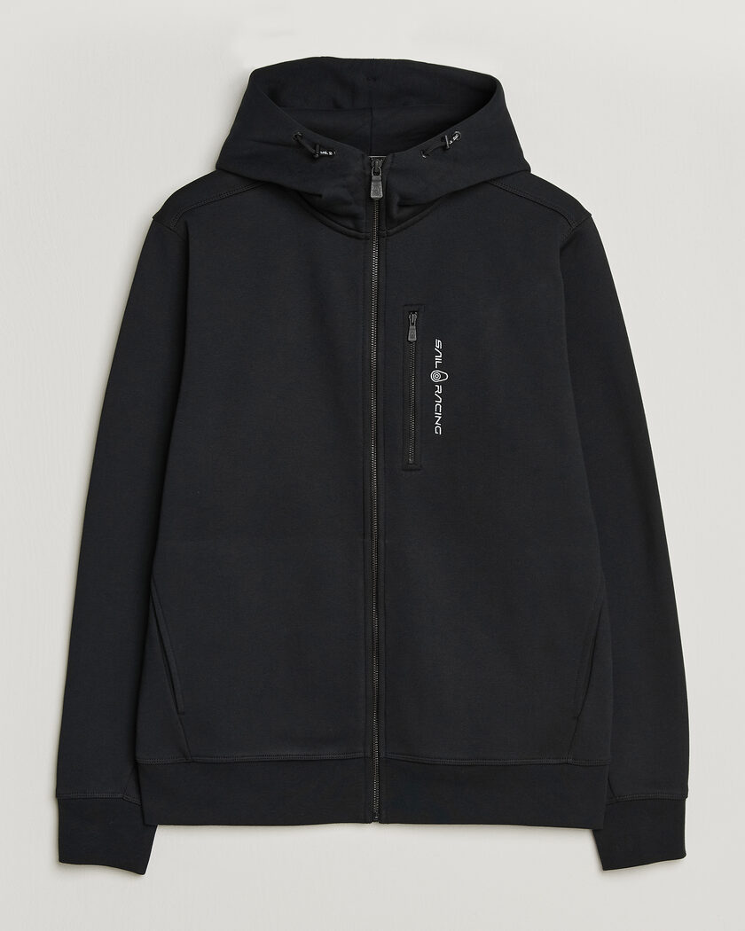 Sail Racing Bowman Full Zip Hoodie Carbon – Noir