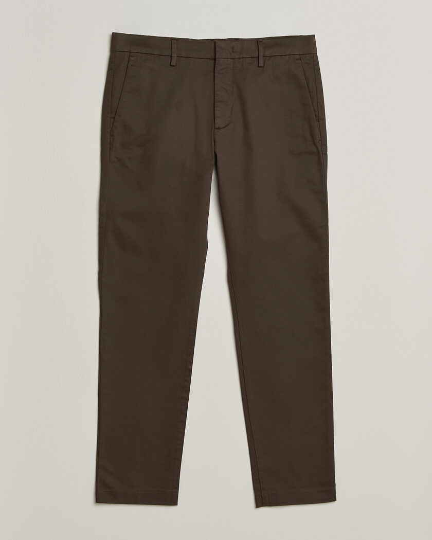 NN07 Theo Regular Fit Chinos Earthwood – Marron