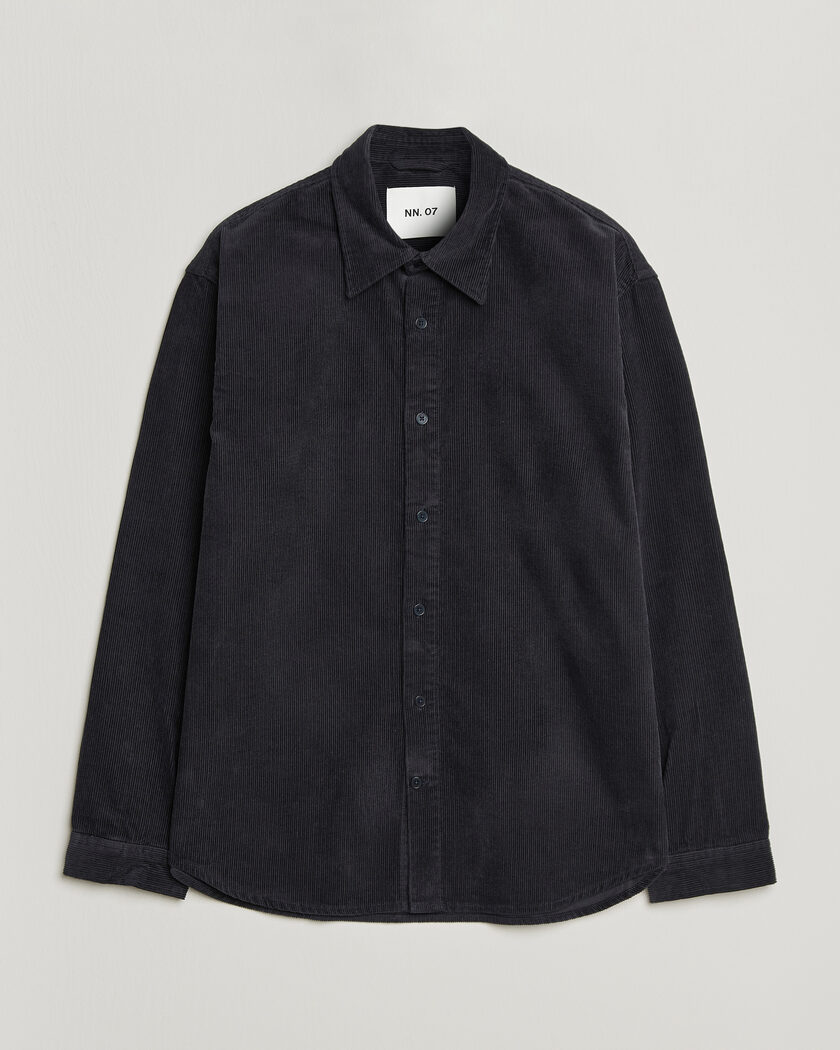 NN07 Casper Corduroy Overshirt Deep Navy – Bleu