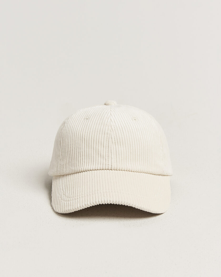 NN07 Corduroy Dad Cap Ivory – Blanc
