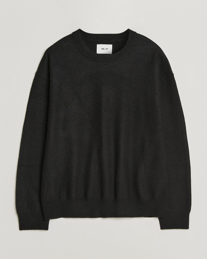 NN07 Jasper Soft Boiled Wool Sweater Black – Noir