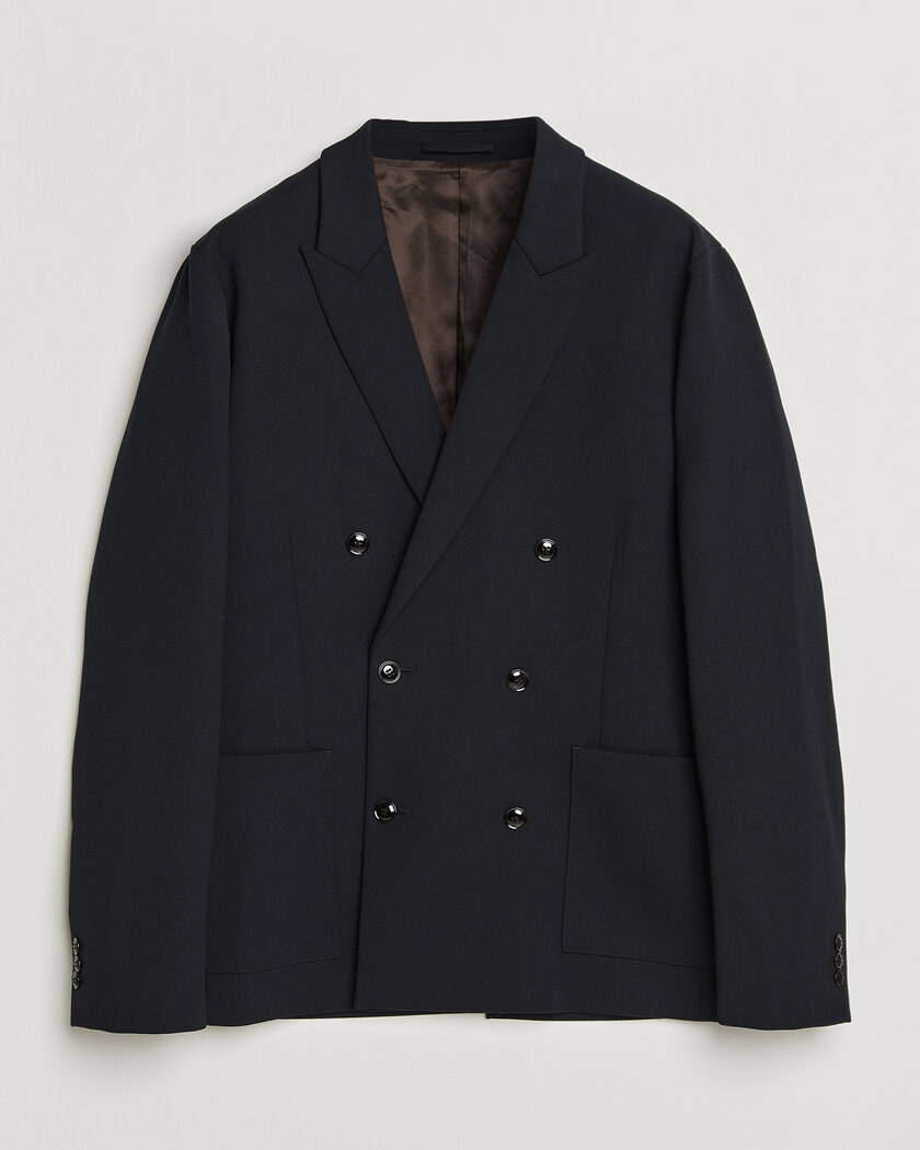 NN07 Jordin Wool Double Breasted Blazer Deep Navy – Bleu
