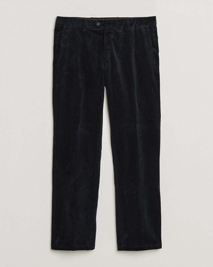 Oscar Jacobson Dandy Corduroy Trousers Navy – Bleu