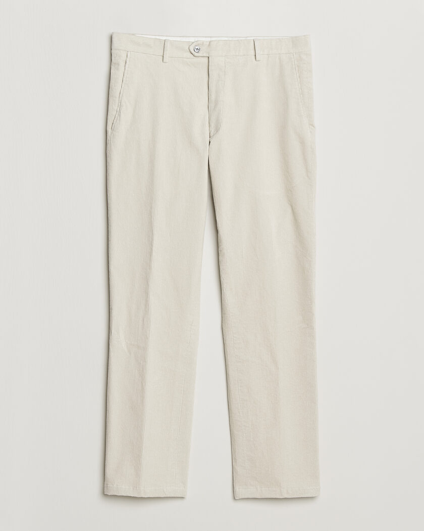  Oscar Jacobson Dandy Corduroy Trousers White – Blanc