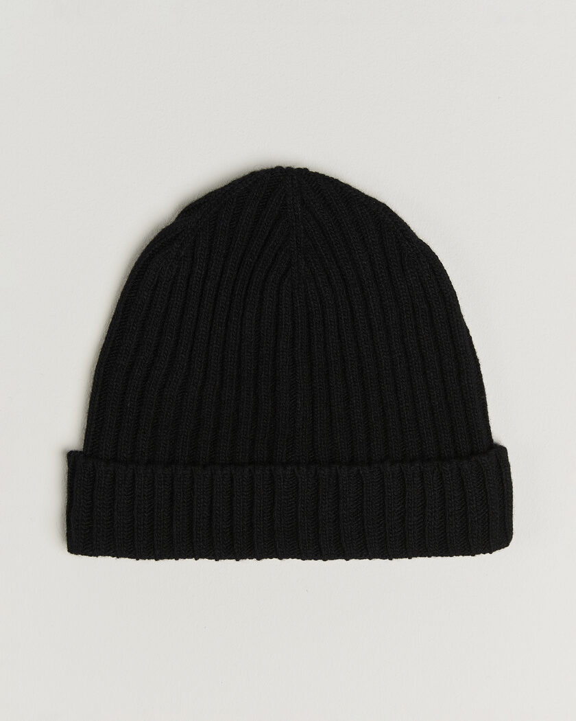 Stenströms Brushed Merino Beanie  Black – Noir