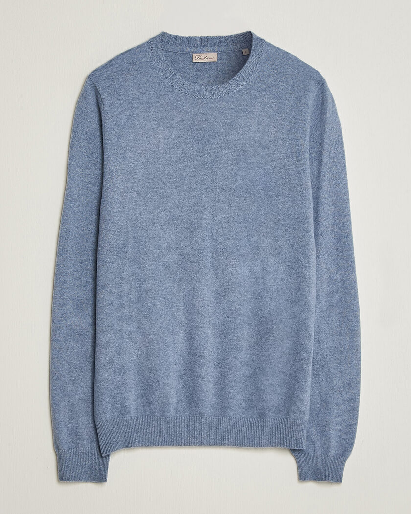 Stenströms Cashmere Crewneck Light Blue – Bleu