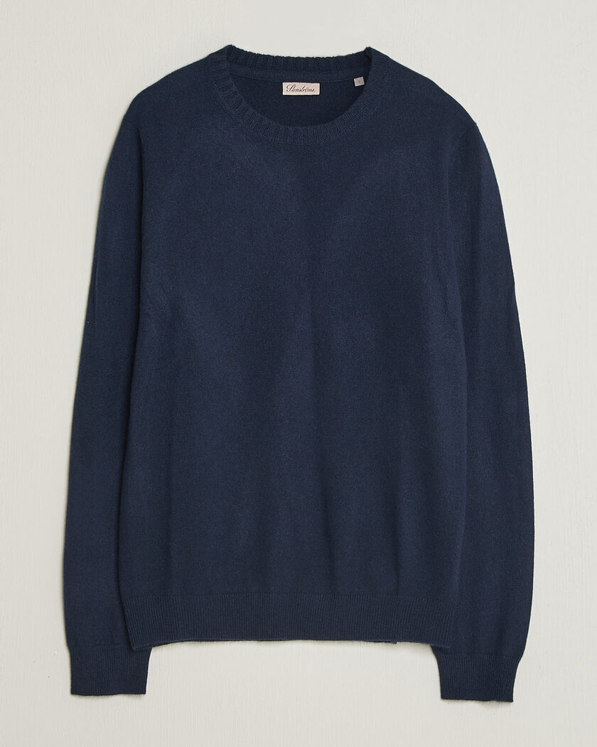 Stenströms Cashmere Crewneck Navy – Bleu