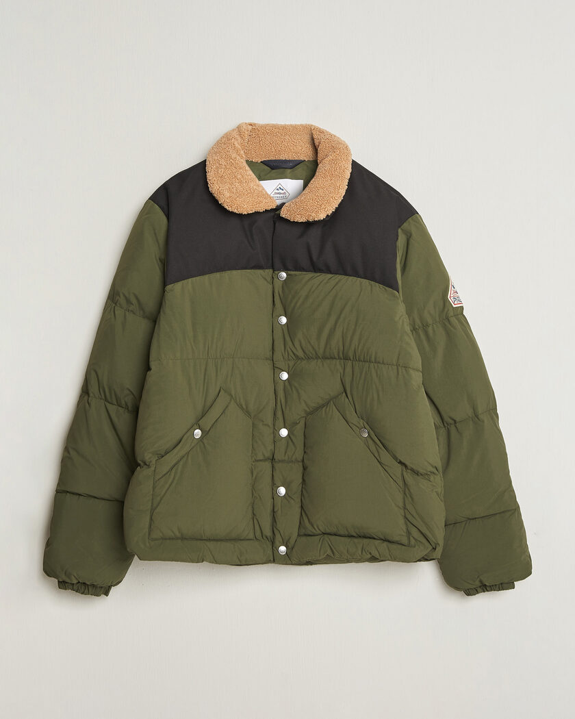 Pyrenex Fiery Down Jacket Deep Khaki – Vert