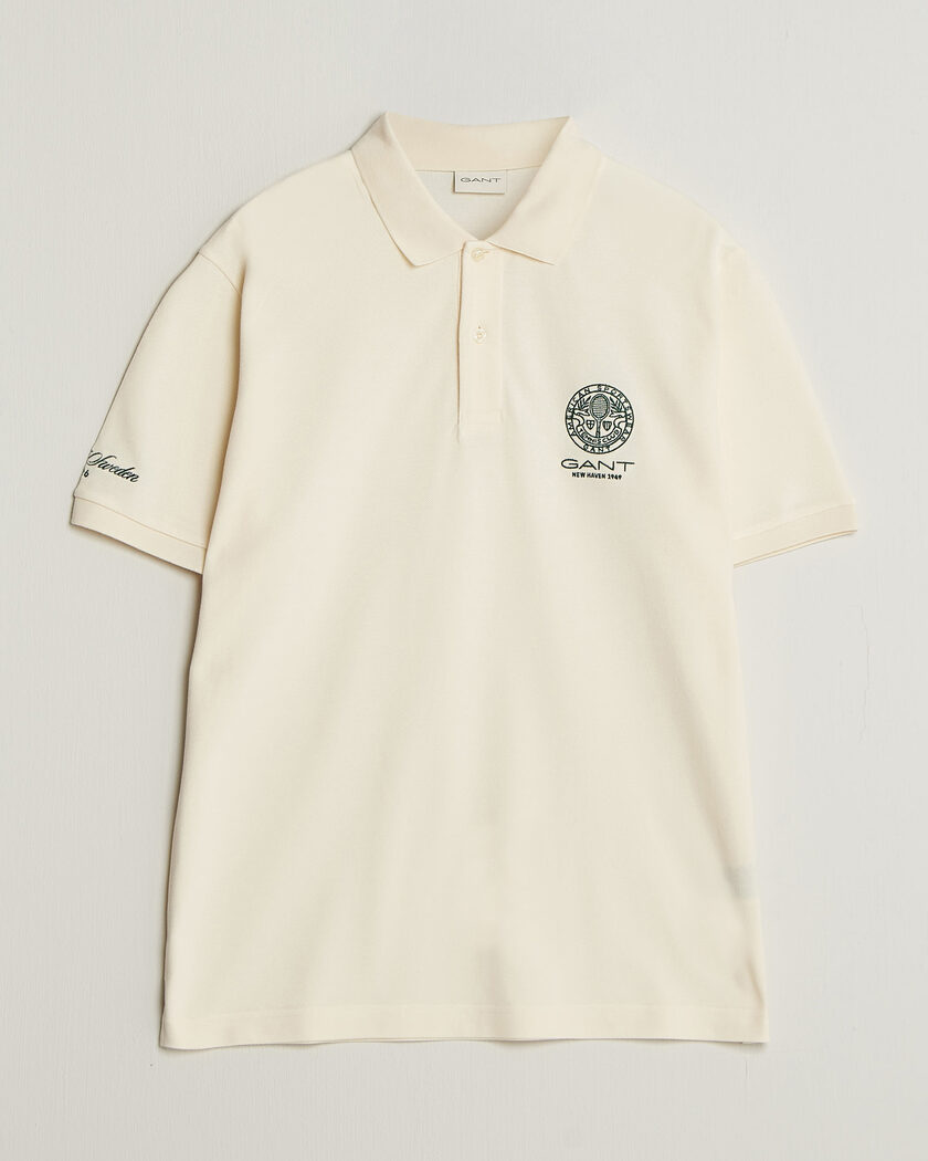 Gant Tournament Pique Cream – Blanc