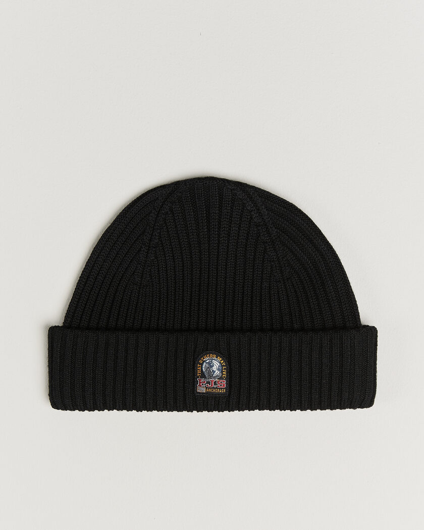 Parajumpers Matio Ribbed Hat Black – Noir