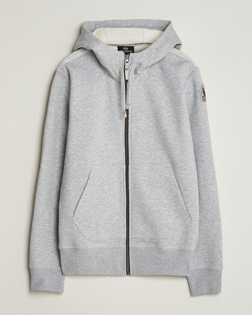 Parajumpers Charlie Super Easy Full Zip Ash Grey Melange – Gris